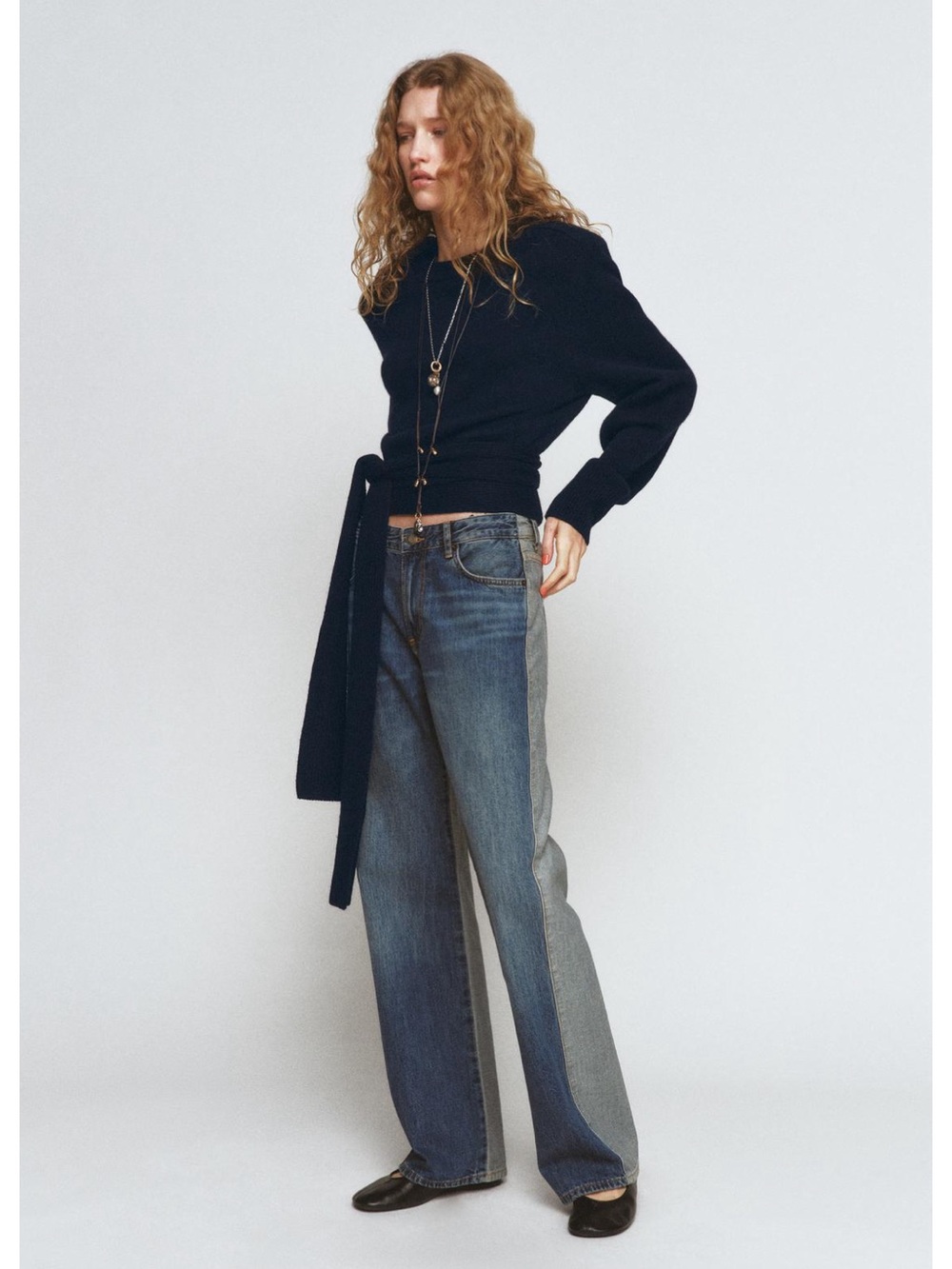Zara Two-Tone Jeans - NWT